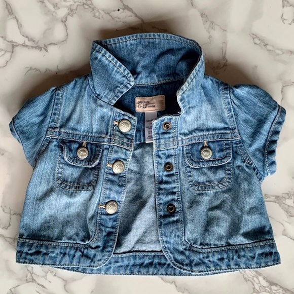 🔥HOST PICK!🔥 Gap Jeans Baby Jean Jacket 6-12 months - Picture 5 of 7